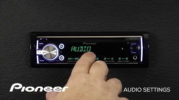 How To - DEH-X6700BT - Audio Settings