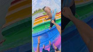 POV: Splash Attack! I Soaked My Friend and Ran to the Top of the Water Slide!
