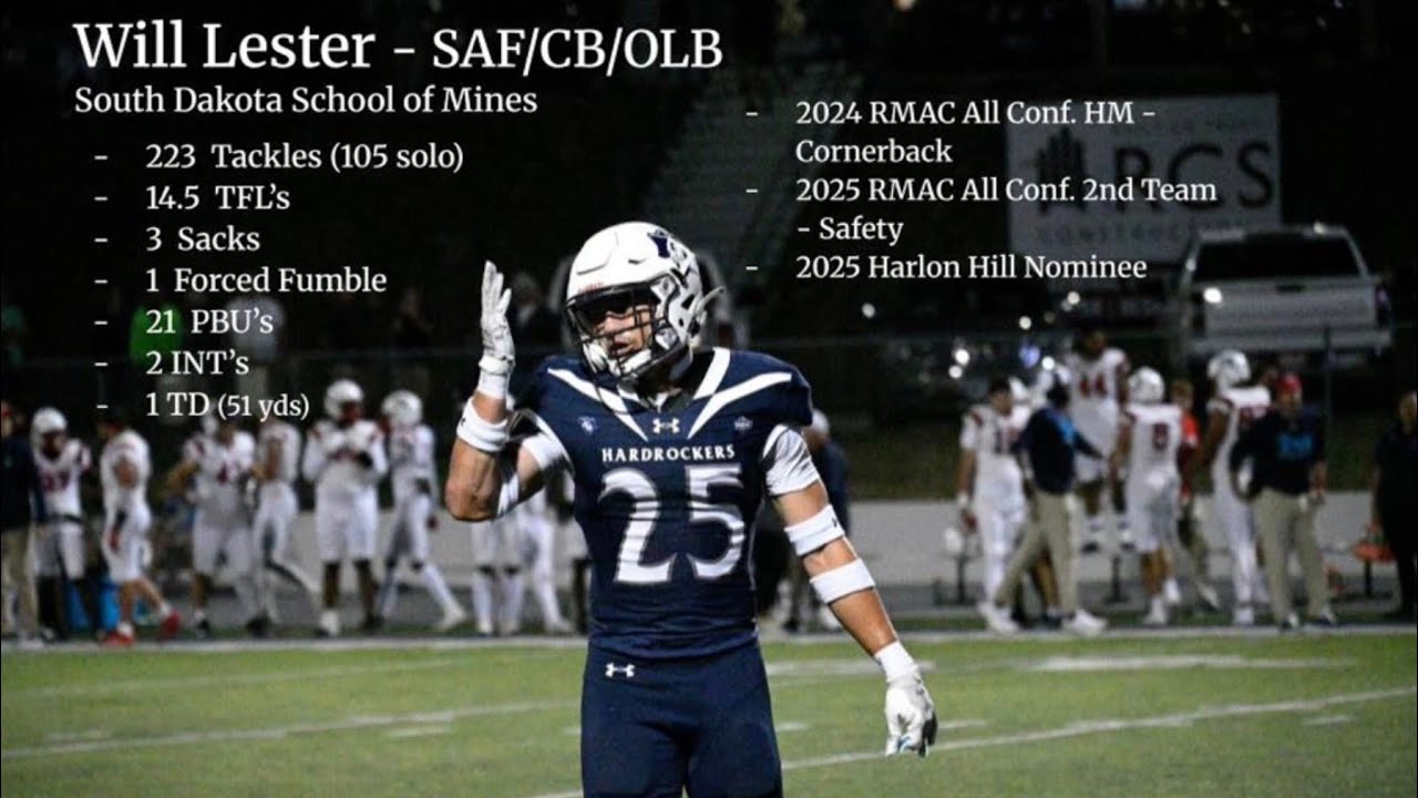 Will Lester - SAF/OLB/CB 