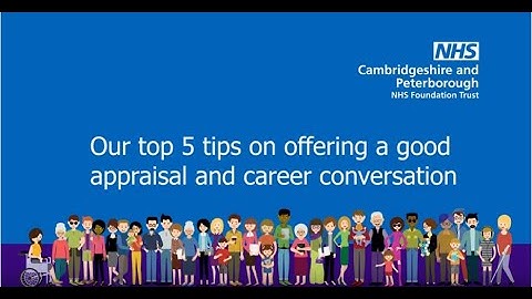 Our top 5 tips on offering a good appraisal and career conversation