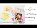 Rainbow-Inspired 12x12 Scrapbook Layout Tutorial feat. Altenew's Zig Zag Floral Stamp Set