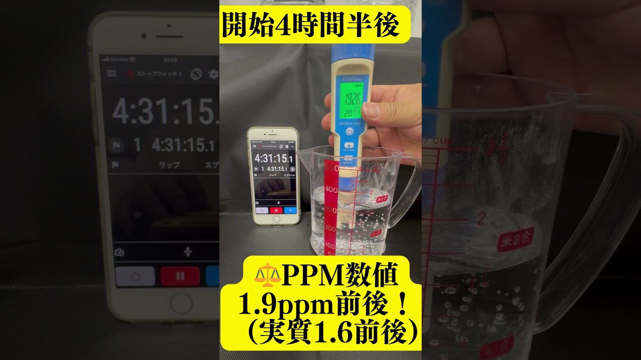 水素水、1gの革命に挑戦！1gのスティックから水素水の新しいカタチを
