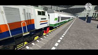 Today I played Indonesian Train Simulator and took the Argo Bromo Anggrek coach.