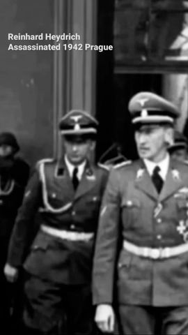 Evil Reinhard Heydrich assassinated in Prague 1942