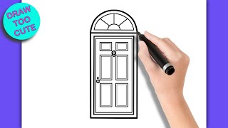 How To Draw A Door Easy Step By Step