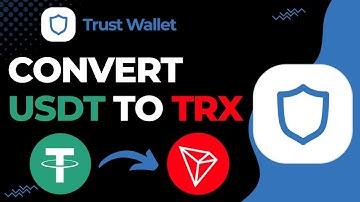 How to Convert USDT to TRX on Trust Wallet | 2023