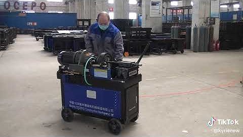 rebar threading cutting machine#threading_machine #rebarforgingmachine