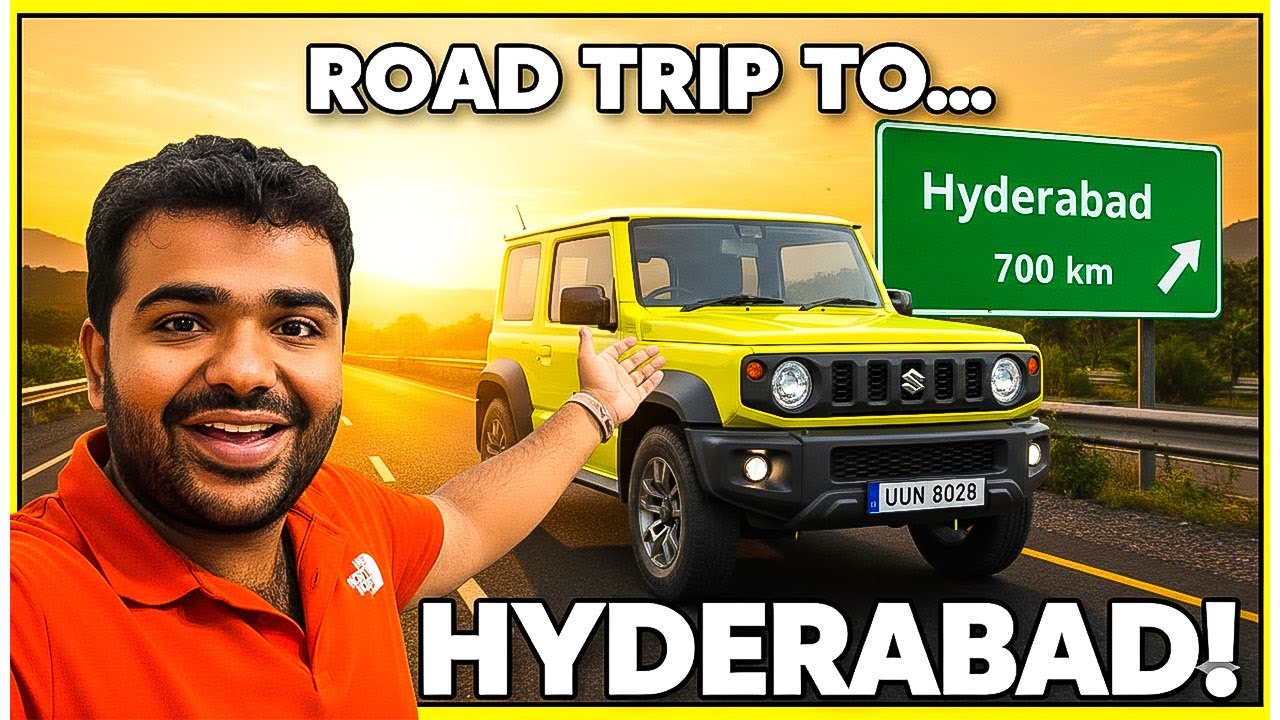 Mumbai To Hyderabad In Suzuki Jimny 700 Kms Non Stop in 2025 | Episode 1 | Mumbai To Hyderabad 2025
