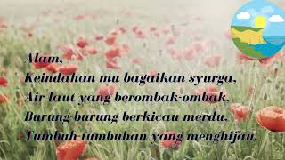 Sajak Alam Sekitar #sajak#alam sekitar#smk