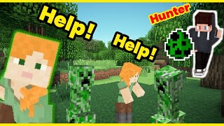 Minecraft Manhunt but Hunter uses Creative Mode! |@BasuPlays  BKTSPOT
