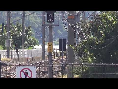 城崎温泉駅　トワイライトエクスプレス瑞風　到着シーン　下関行（１回目）