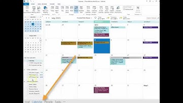 Office 2013:  Outlook Shared Calendar