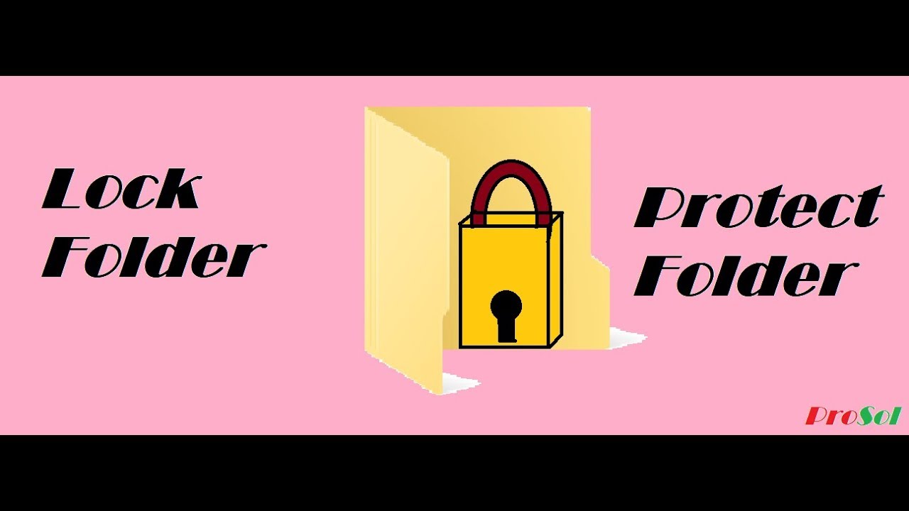 How to Protect Folder - YouTube