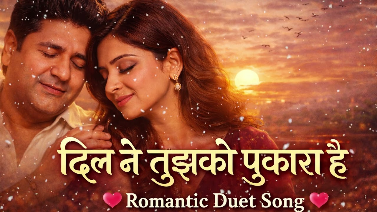 दिल ने तुझको पुकारा है 💞 | 90s Romantic Duet Song | Kumar Sanu & Alka Yagnik Style | Hindi Love Song