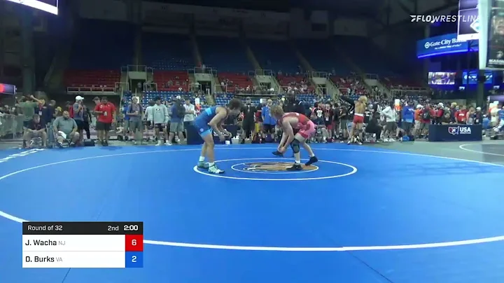 145 Lbs Round Of 32 - Jake Wacha, New Jersey Vs Da...