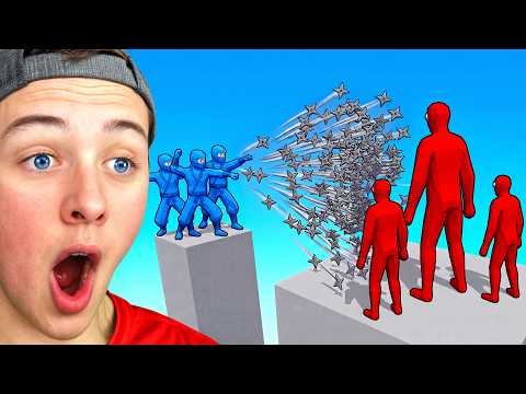 Reacting to 200 FIRE ZOMBIES vs EVERY GOD in TABS!
