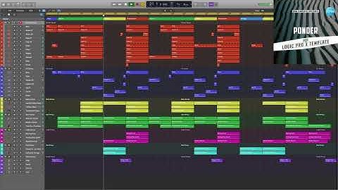 Logic Pro X Template Ponder (Pop) #logicproxtemplate #logicprox #logicpro