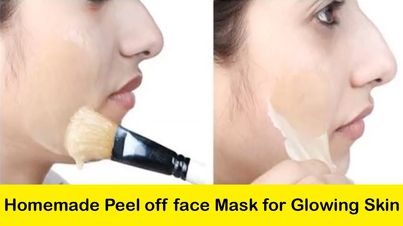 Homemade Peel off face Mask for Glowing Skin DIY Peel off face Mask Egg