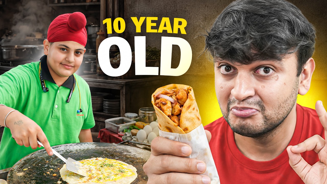 Trying Food from Every Kids Stall in Delhi