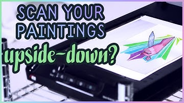 The Secret to Scanning Your Artwork ✦ Get Rid of Paper Texture on Traditional Art Scans