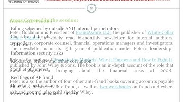 Accounts Payable Fraud Detection and Prevention