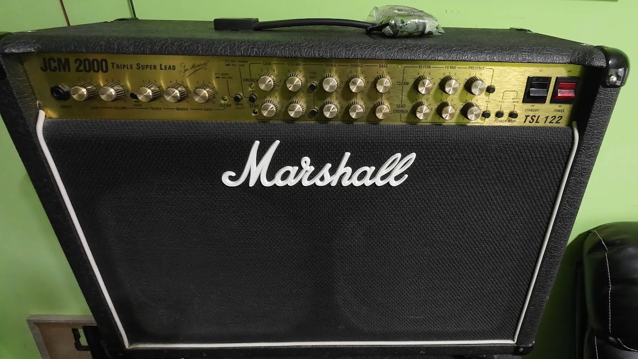 Marshall TSL 100 with Runaway Bias Fixed with Dr Tube JCM2000  Stable Bias Mod Kit