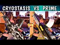 CRYOSTASIS Vandal VS PRIME Vandal Comparison || Which One Is The Best Vandal Skin In Valorant ||