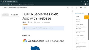 Build a Serverless Web App with Firebase | #qwiklabs | #GSP643 #CLI