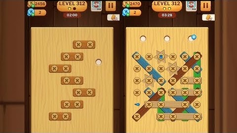 Screw Puzzle: Wood Nut & Bolt - Level 312