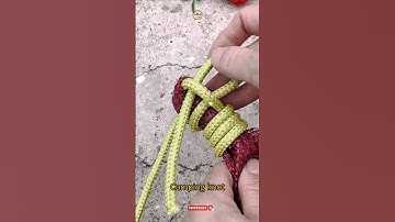 Learn this useful camping knot #shorts #campinghacks #git #knot #diy