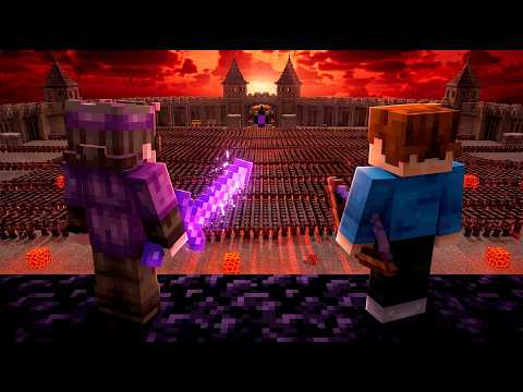 2 ПРО ИГРОКА против 100 ОХОТНИКОВ в Minecraft