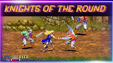 Knights of the Round Arcade Retro Gaming Capcom 1991