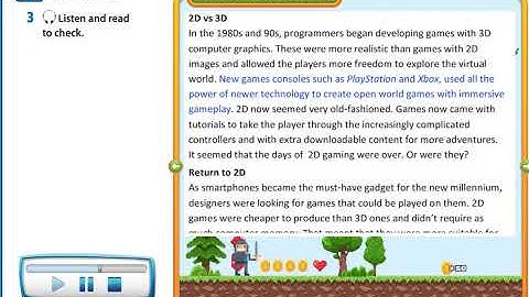 Action 10 module 3 p40 ex3 the world of 2D gaming