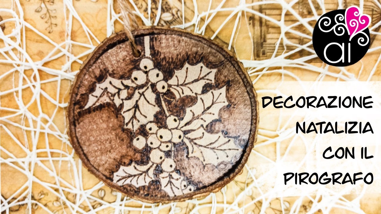 Come Disegnare con il Pirografo su Legno : L' Agrifoglio | Introduzione