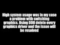 HOW TO FIX HIGH SYSTEM USAGE IN LAPTOPS WITH TWO GRAPHICS