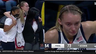 PAIGE BUECKERS MAY HAVE TORN ACL! Leaves Game IN TEARS After Hurting Knee, Helped Off Court! #UConn