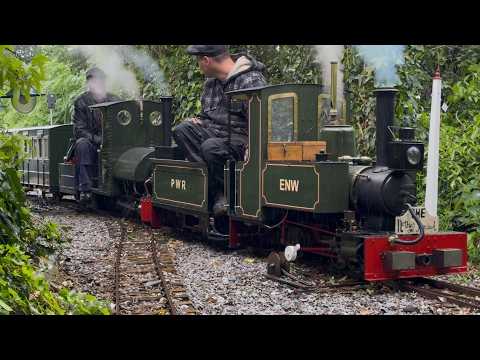 Spring Steam Gathering with 3 guest locos! - 7 1/4 Narrow Gauge Railway