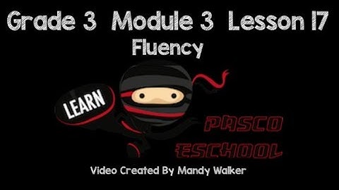 G3M3L17 Fluency