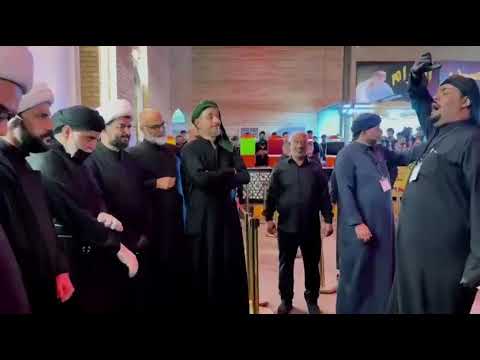 فايز البدري يمدح سيد مقتدى الصدر في الحنانه في داخل مضيف ال الصدر لا تفوتكم
