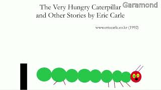 The Very Hungry Caterpillar and Other Stories by Eric Carle in More Font Shapes