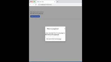 sending  data from home page to popover  and get back data from popover  to home in ionic apps