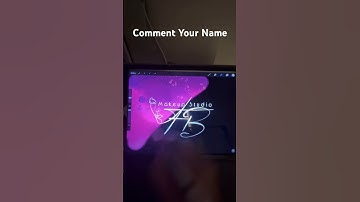 Signature logo- Subscribe my channel and comment your name and get yours FREE! #calligraphy #art