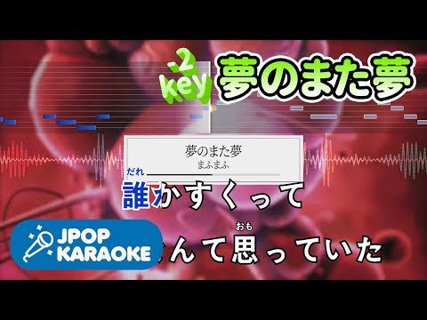 [歌詞・音程バーカラオケ/練習用] まふまふ - 夢のまた夢 【原曲キー(-2)】 ♪ J-POP Karaoke