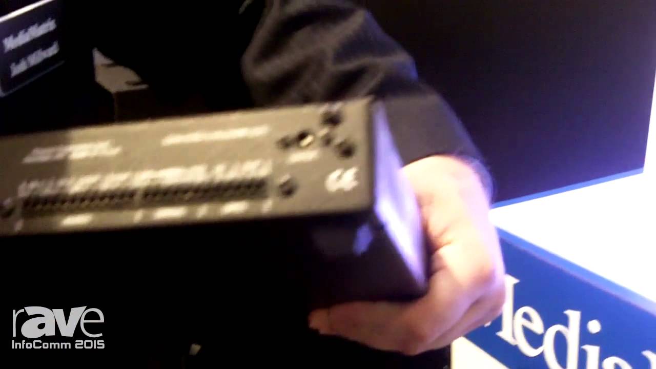InfoComm 2015: Peavey Commercial Audio Exhibits MediaMatrix H-DCM - YouTube