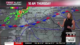 First Alert Forecast: Storms return Thursday