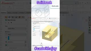 Exercise 12 | Solidworks Design| CAD Design Tutorial | Tips & Trick