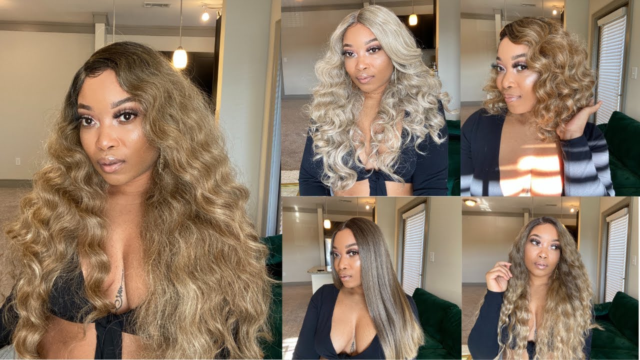 Ash Blonde Wig LookBook| 5 Wigs Under $30!😱 |Heraremy | ChadneyB