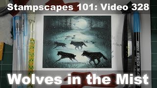 Stampscapes 101: Video 328.  Wolves in the Mist screenshot 4