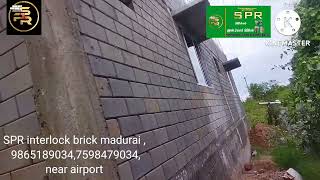 SPR interlock brick house in Madurai
