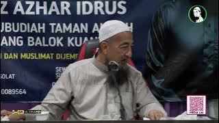 Hukum Bedah Mayat - Ustaz Azhar Idrus